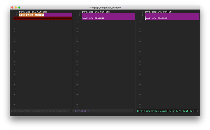 nvimdiff merged